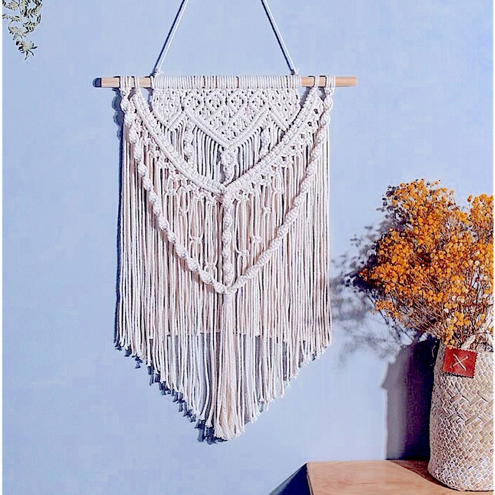 🆕🪴Beautifully & Uniquely Handcrafted Boho Macrame Wall Art Decor Modern Homes